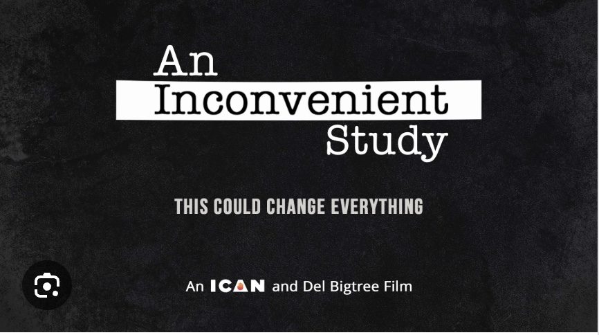 Poster graphic reading An Inconvenient Study